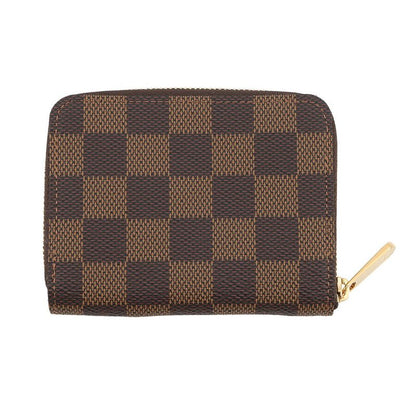 Louis Vuitton Coin Case Damier Ebene Zippy Purse Wallet