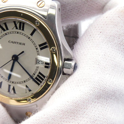 Cartier Santos Ronde MM Watch Ivory Dial