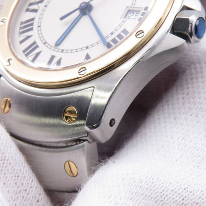 Cartier Santos Ronde MM Watch Ivory Dial