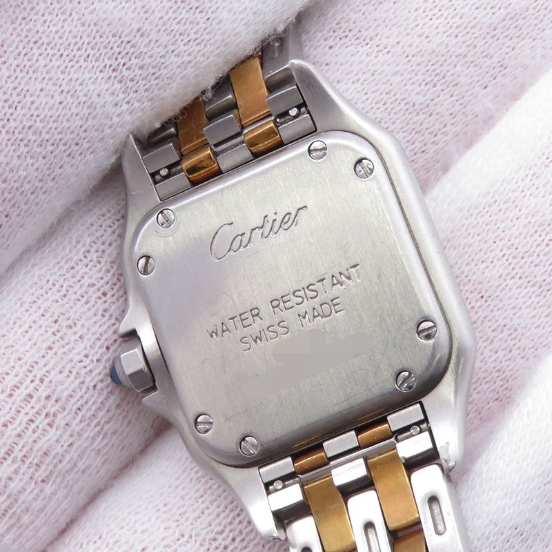 Cartier Panthere 2 Row SM Watch Ivory Dial Quartz