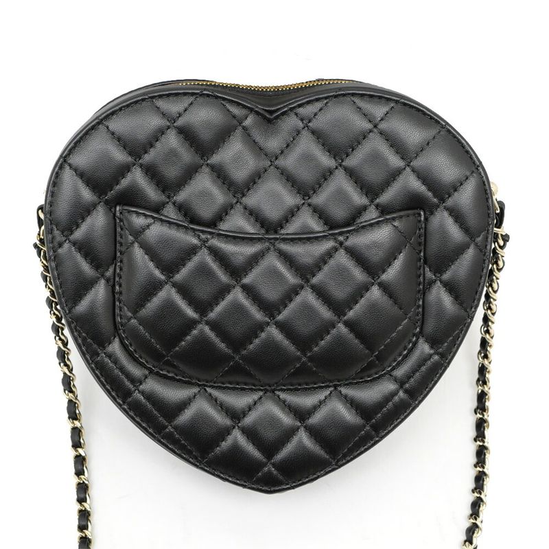 Chanel Heart Handbag Gold
