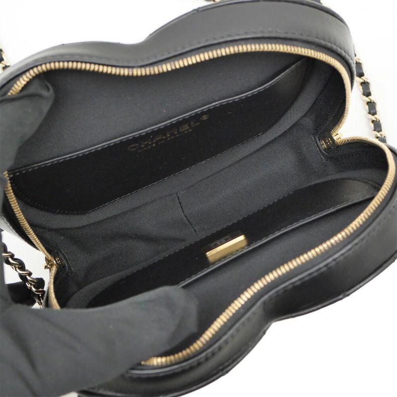 Chanel Heart Handbag Gold