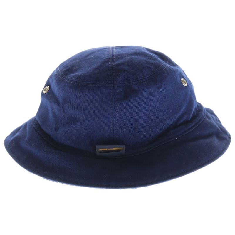 Louis Vuitton Bonnet Monogram Paisley Logo Embroidery Reversible Bucket Navy