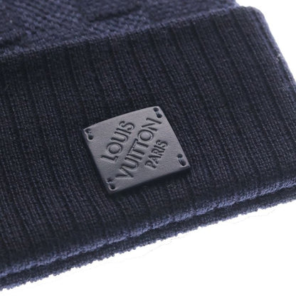 Louis Vuitton Damier Neo Petite Knit Hat Beanie Navy Sweater
