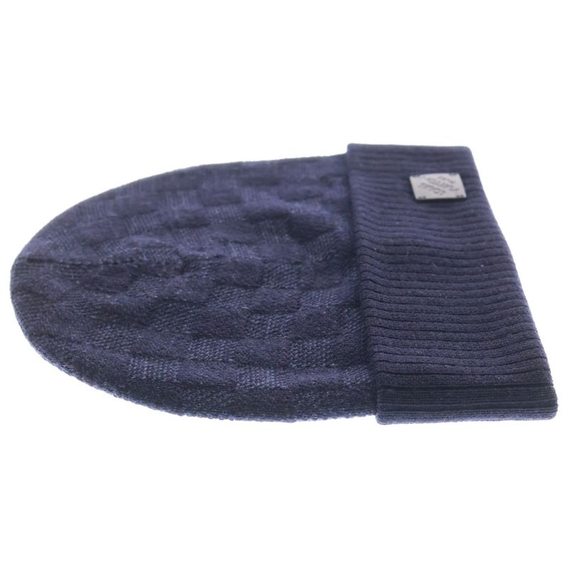Louis Vuitton Damier Neo Petite Knit Hat Beanie Navy Sweater