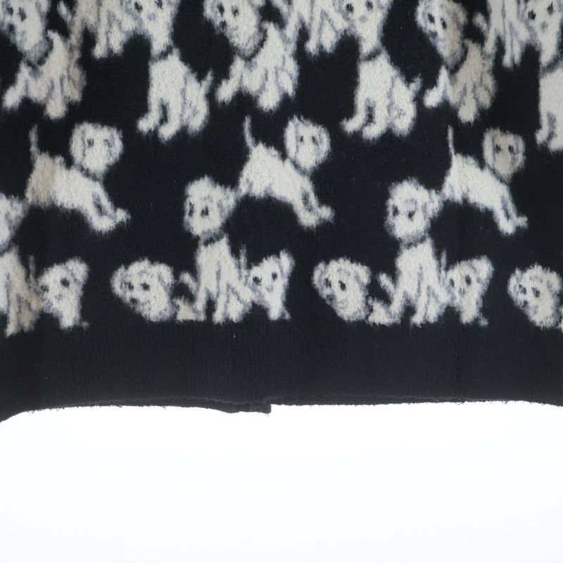 Celine Amy Dorian Jacquard All Over Pattern Cardigan Black