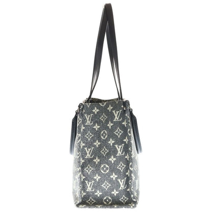 Louis Vuitton Monogram on the Go MM Denim Handbag Black
