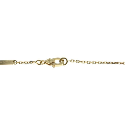 Van Cleef & Arpels Vintage Alhambra Carnelian Necklace Yellow Gold