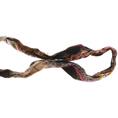 Louis Vuitton Bandeau BB Ultimate Silk Scarf Black White Pink