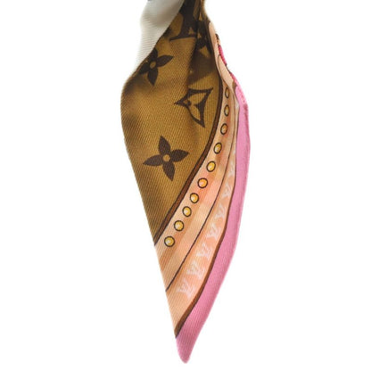 Louis Vuitton Bandeau BB Ultimate Silk Scarf Black White Pink