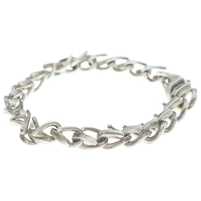 Tiffany & Co Forgelink Bracelet Chain Silver 22