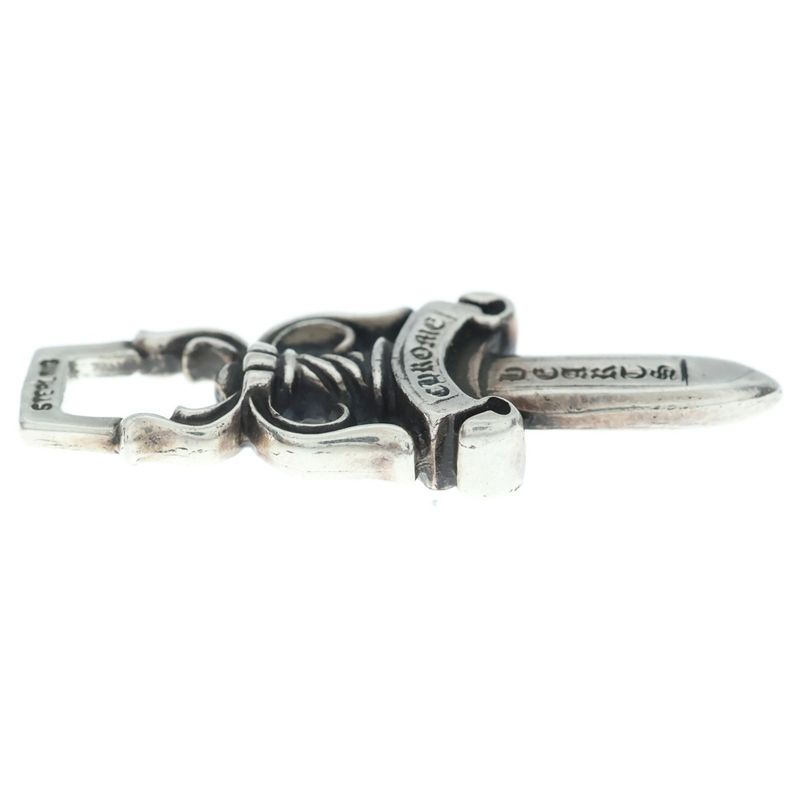 Chrome Hearts 10 Dagger Pendant Top Silver