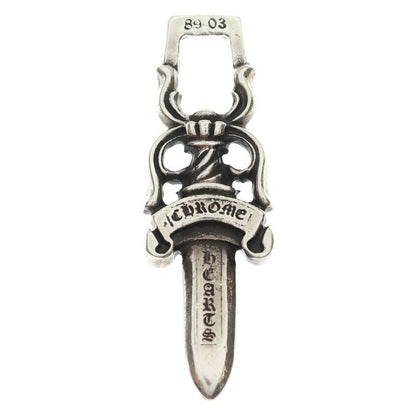 Chrome Hearts 10 Dagger Pendant Top Silver