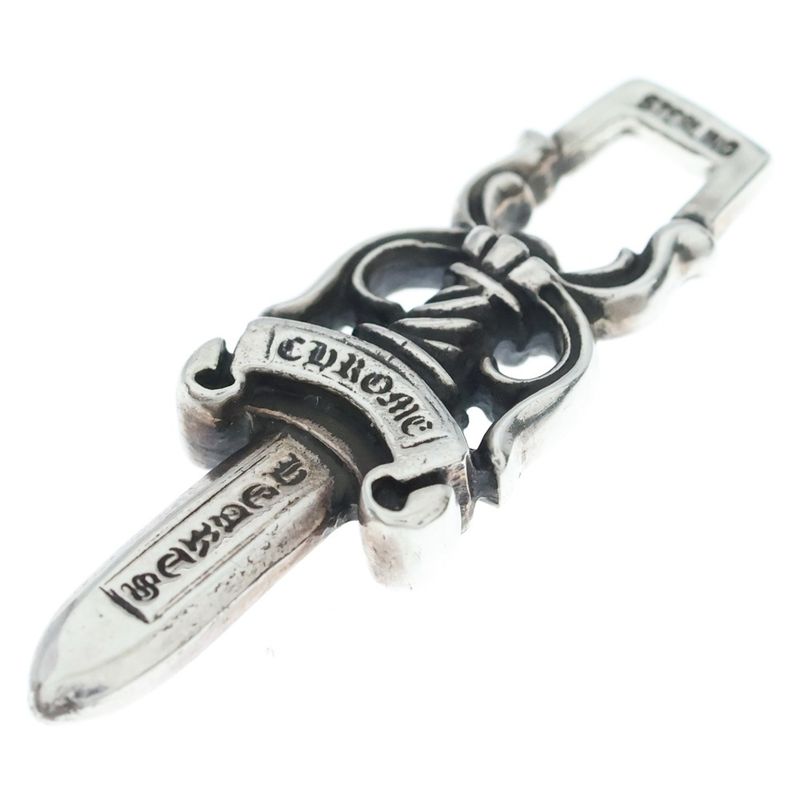 Chrome Hearts 10 Dagger Pendant Top Silver