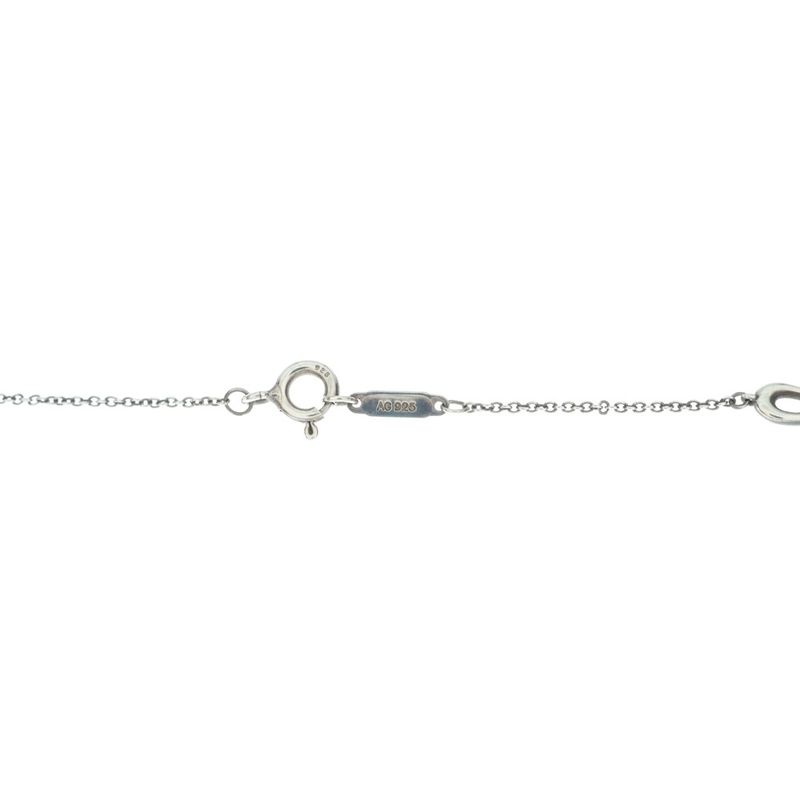 Tiffany & Co Infinity Endless Necklace Pendant Chain 925 Sterling Silver