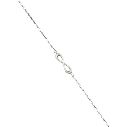 Tiffany & Co Infinity Endless Necklace Pendant Chain 925 Sterling Silver