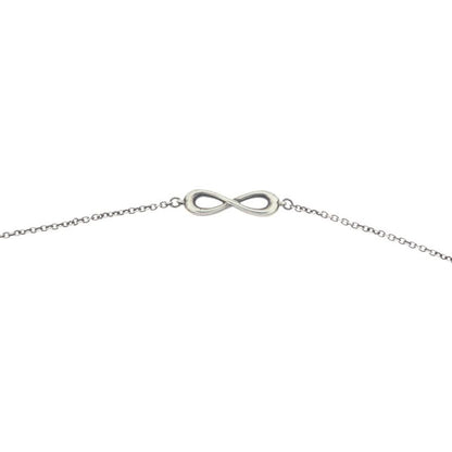 Tiffany & Co Infinity Endless Necklace Pendant Chain 925 Sterling Silver