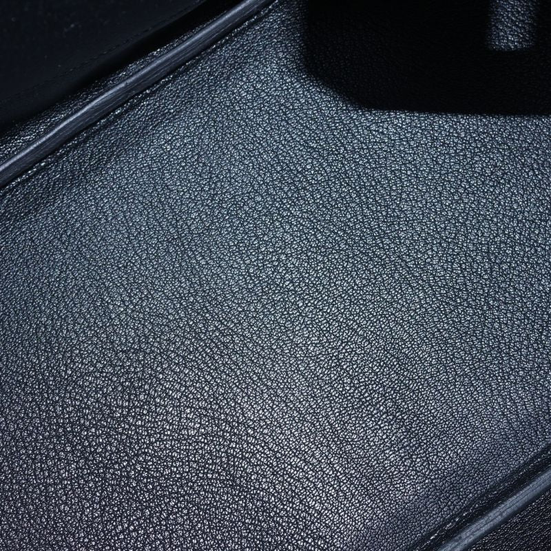 Hermes Birkin 35 Handbag Black Togo Gold