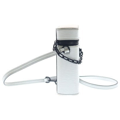 Louis Vuitton Phone Box Epi Leather Chain Shoulder Bag Black White