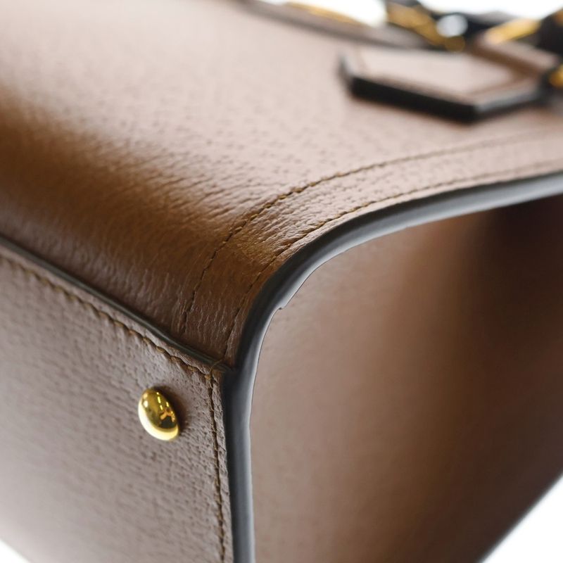 Gucci Diana Mini Tote Brown