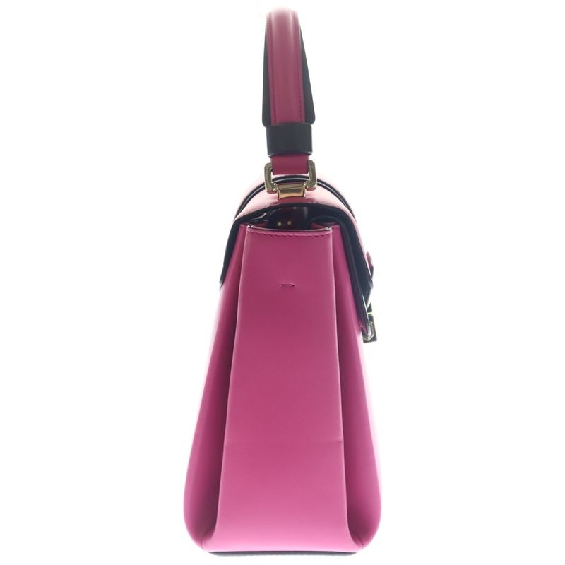 Bvlgari Serpenti 2-Way Shoulder Bag Pink Leather