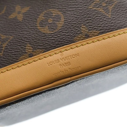 Louis Vuitton Monogram Nano Noe Leather 2-Way Shoulder Bag Gold Brown
