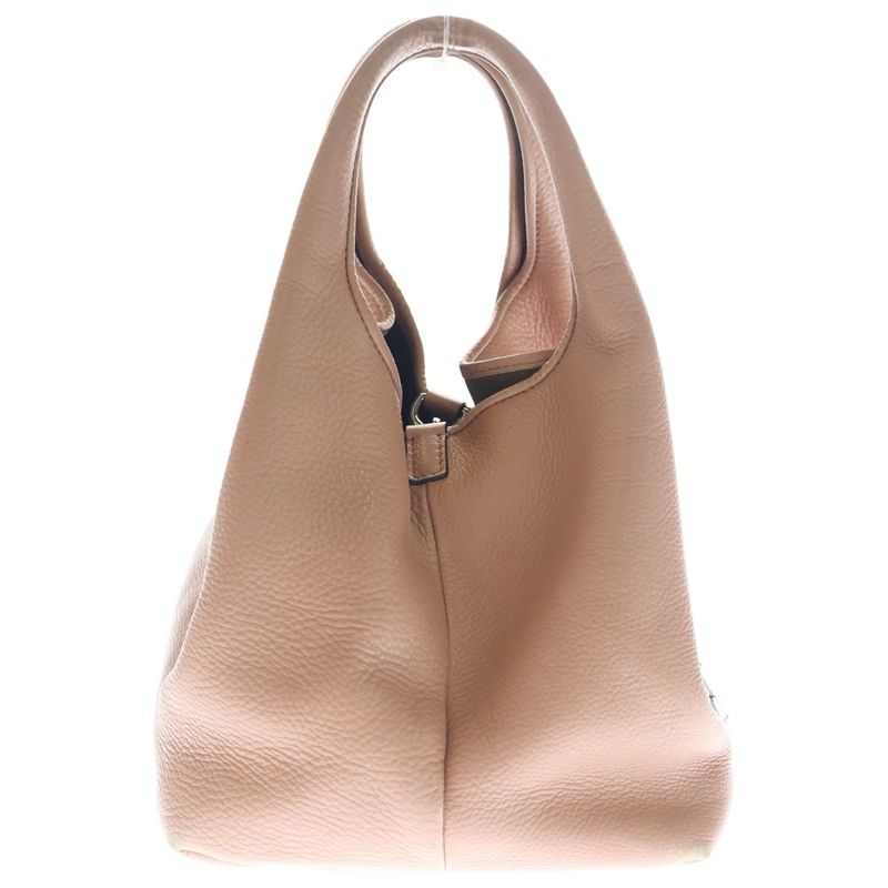 Loewe Karie Padlock Tote Pink Leather Silver