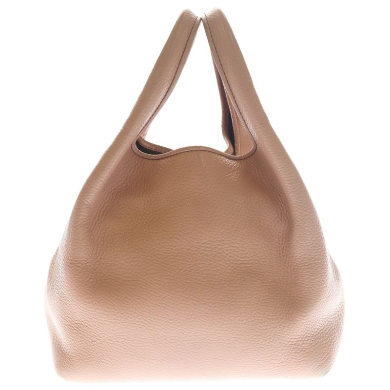 Loewe Karie Padlock Tote Pink Leather Silver