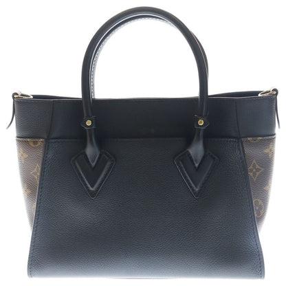 Louis Vuitton on My Side PM Monogram All Over Pattern 2-Way Shoulder Bag Black