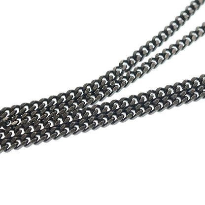 Saint Laurent Yves Niki Leather Mini Chain Shoulder Bag Black