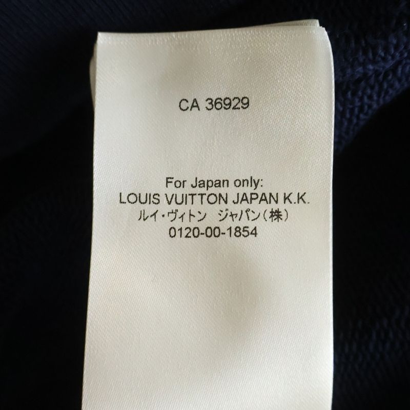 Louis Vuitton Cotton Hoodie Monogram Navy