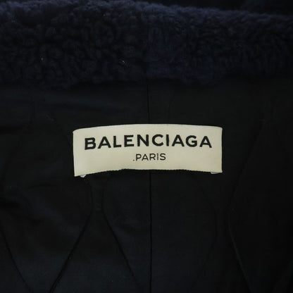 Balenciaga Dril Hooded Jacket Shirt Hoodie Coat Long with Hood Black