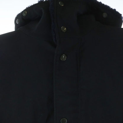 Balenciaga Dril Hooded Jacket Shirt Hoodie Coat Long with Hood Black
