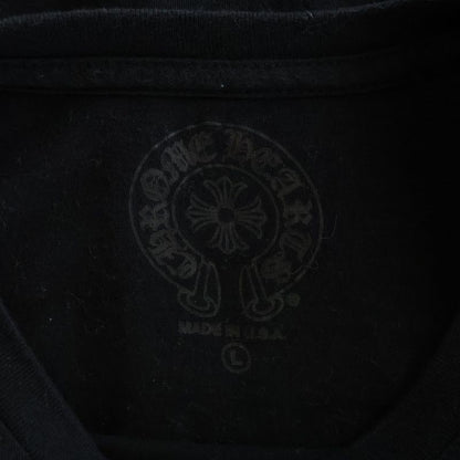 Chrome Hearts Boost Hollywood L S Tee Logo Print Crew Neck Long Sleeve T-Shirt