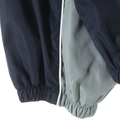 Miu Miu Technical Nylon Zip Up Jacket Gray Black