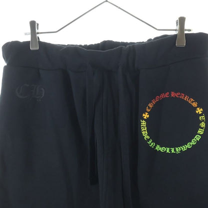 Chrome Hearts Grad Circle Logo Sweatpants Floral Cross Print Gradient Black
