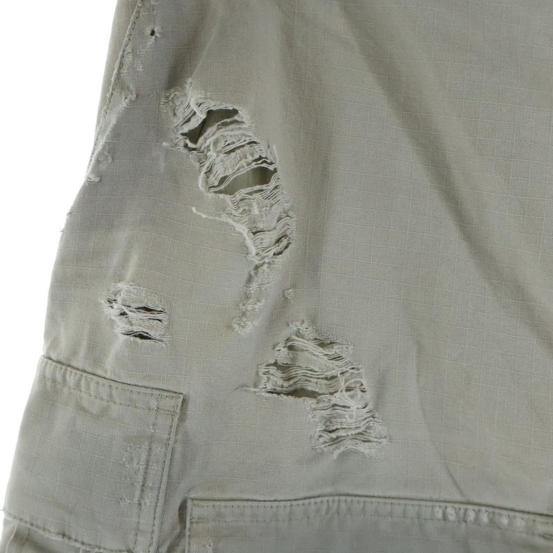 Balenciaga Distressed Radical Go Long Pants Beige