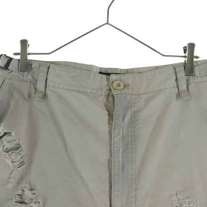 Balenciaga Distressed Radical Go Long Pants Beige