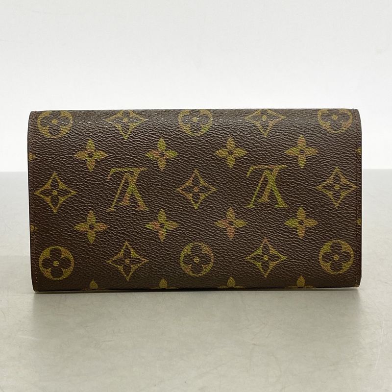 Louis Vuitton Wallet Monogram Porte-Monnaie Cles Brown