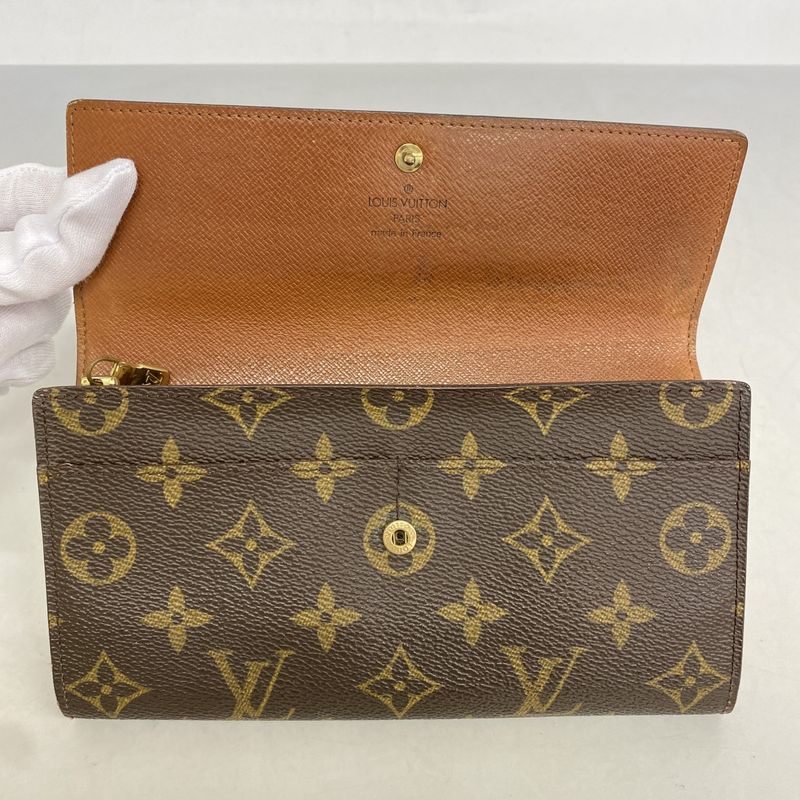 Louis Vuitton Wallet Monogram Porte-Monnaie Cles Brown