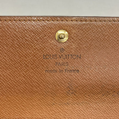 Louis Vuitton Wallet Monogram Porte-Monnaie Cles Brown