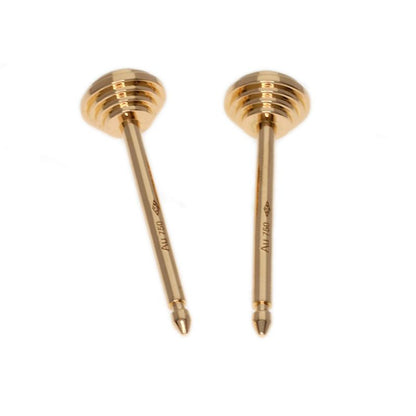 Cartier Damier XS Diamond Earrings 18k Pink Gold