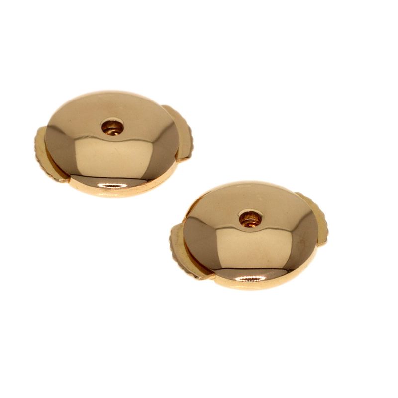 Cartier Damier XS Diamond Earrings 18k Pink Gold