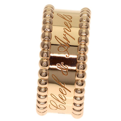 Van Cleef & Arpels Perlee Signature Ring 18k Pink Gold