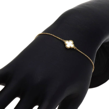 Van Cleef & Arpels Sweet Alhambra Mother of Pearl Bracelet 18k Yellow Gold