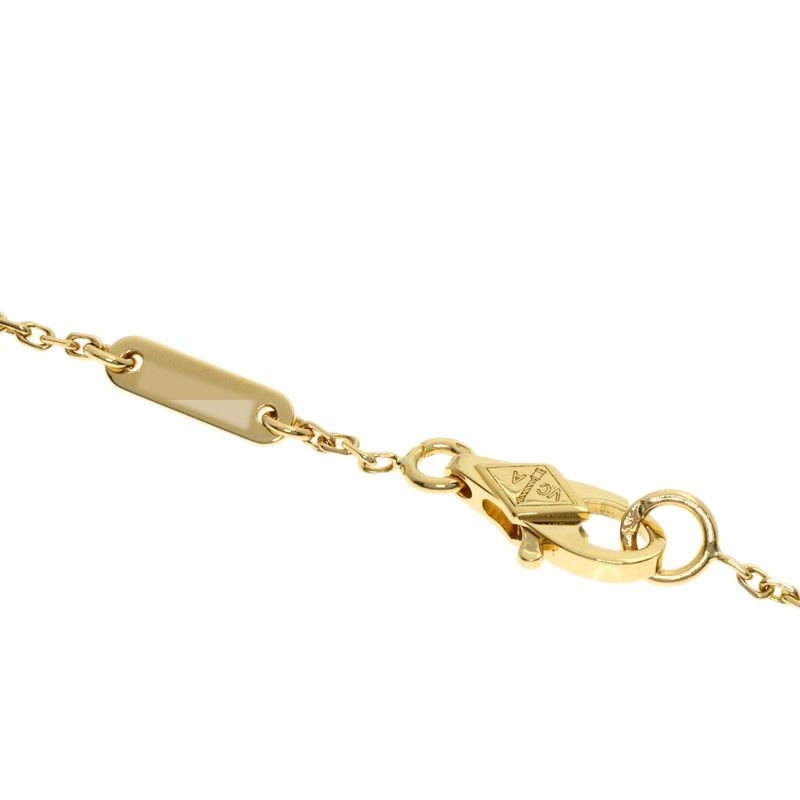 Van Cleef & Arpels Sweet Alhambra Mother of Pearl Bracelet 18k Yellow Gold