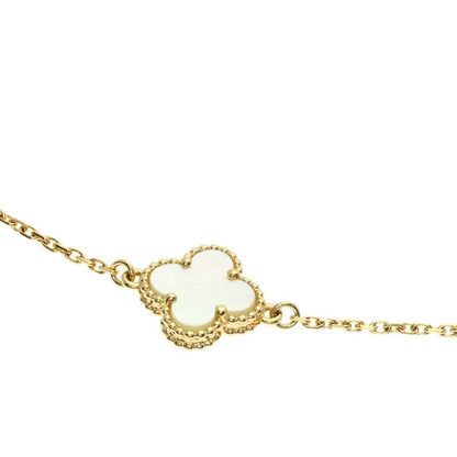 Van Cleef & Arpels Sweet Alhambra Mother of Pearl Bracelet 18k Yellow Gold