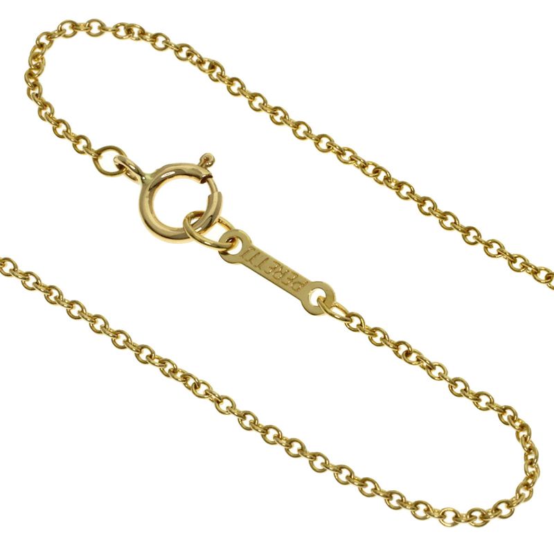 Tiffany & Co Open Heart Necklace 18k Yellow Gold