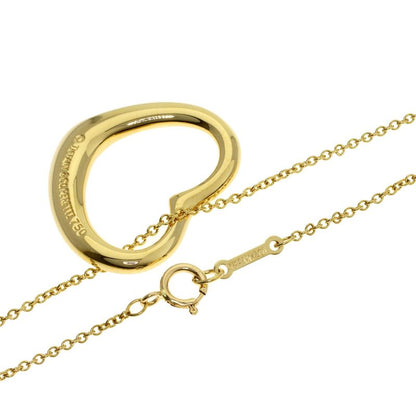 Tiffany & Co Open Heart Necklace 18k Yellow Gold