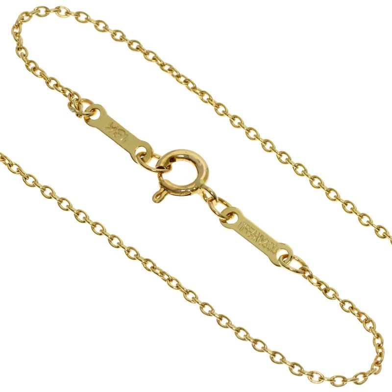 Tiffany & Co Open Heart Necklace 18k Yellow Gold
